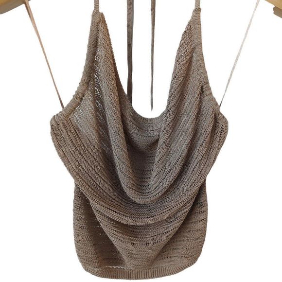 Guess Rhea Cowl Neck Halter Sweater - Picture 4 of 5